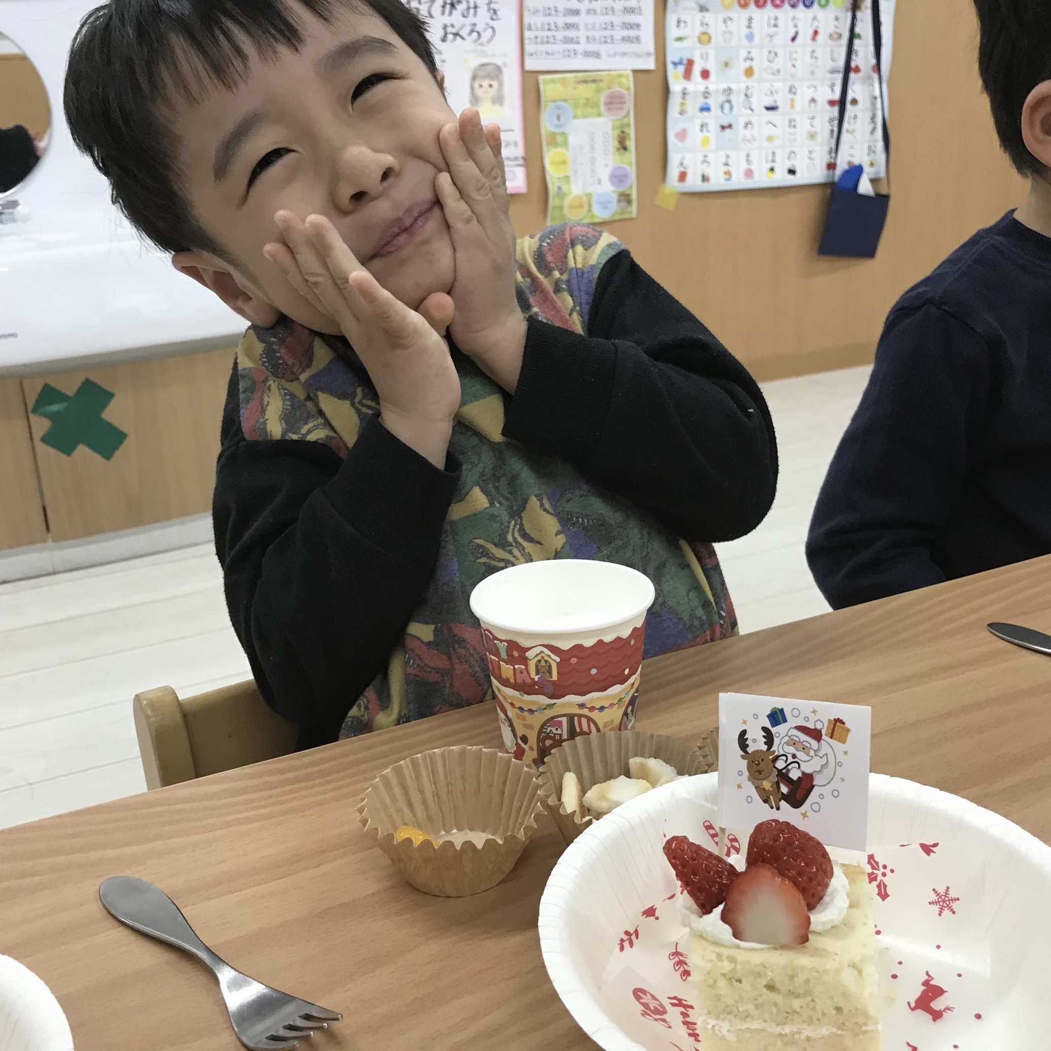 【空のはねこども園はたのだい】<br>クリスマスメニュー<br>美味しい楽しい！<br>